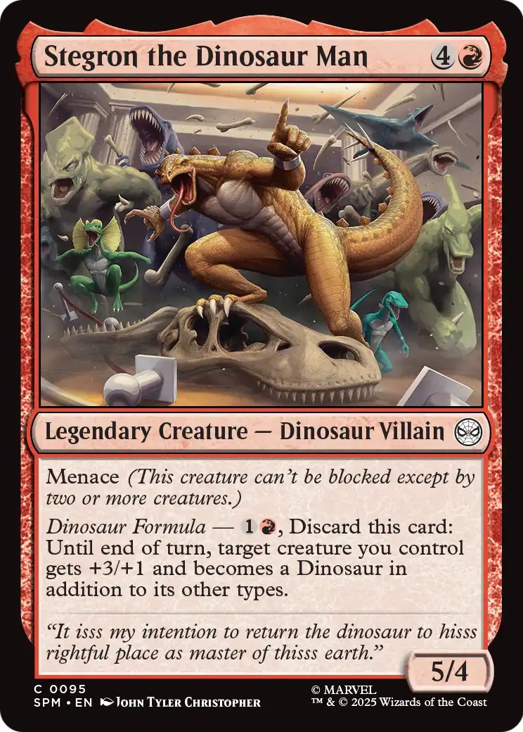 Stegron the Dinosaur Man - Image 1