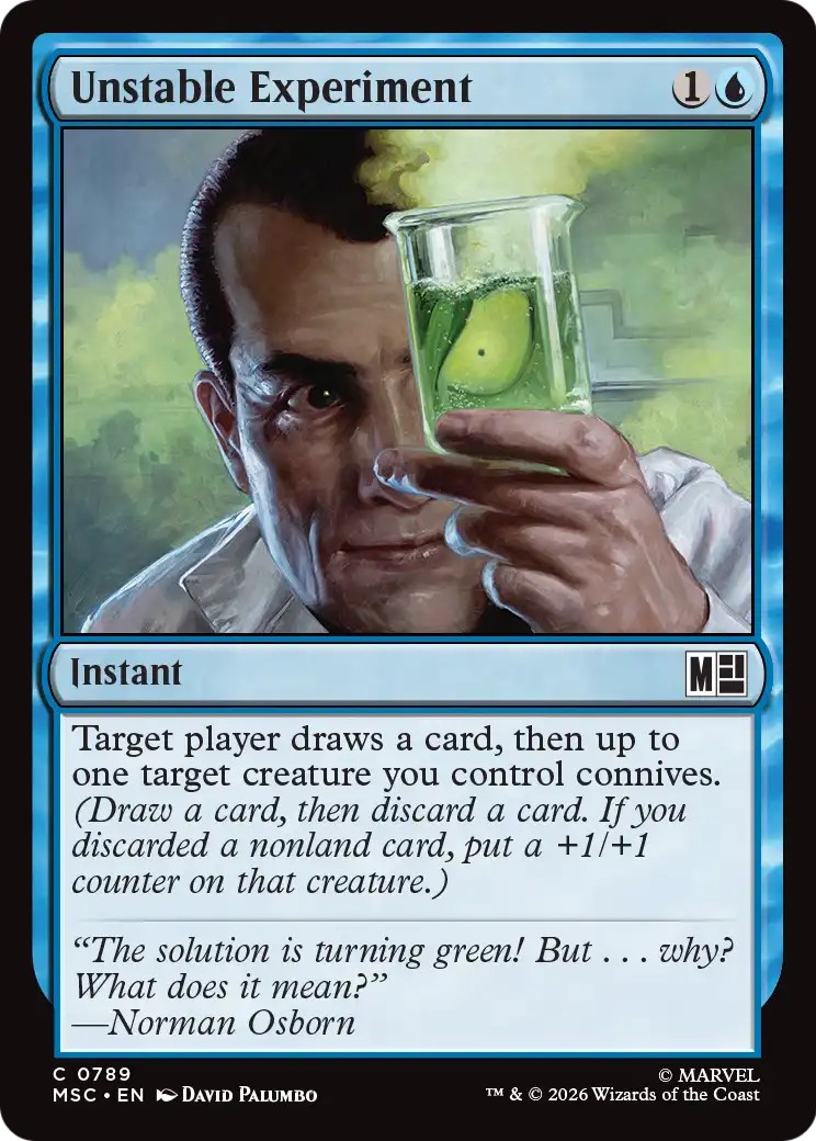 2026 Magic: The Gathering Marvel Super Heroes 2026 Magic: The Gathering Marvel Super Heroes #789 trading card