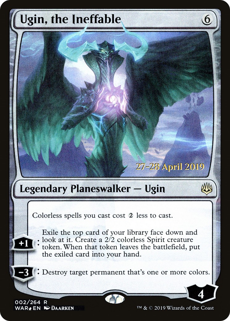 2019 Magic: The Gathering War of the Spark Promos 2019 Magic: The Gathering War of the Spark Promos #2s trading card