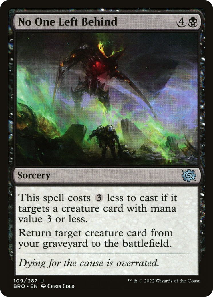 No One Left Behind - Image 1