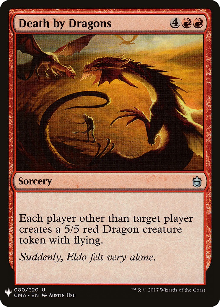 2019 Magic: The Gathering The List 2019 Magic: The Gathering The List #CMA-80 trading card