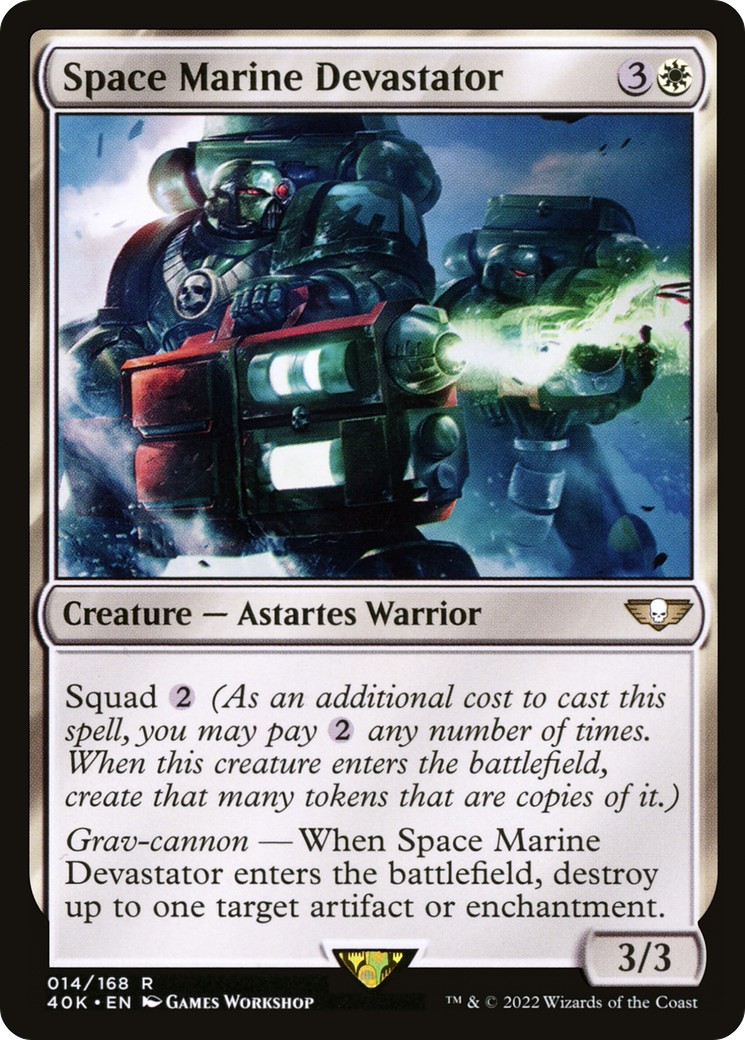 2022 Magic: The Gathering Warhammer 40,000 2022 Magic: The Gathering Warhammer 40,000 #14 trading card