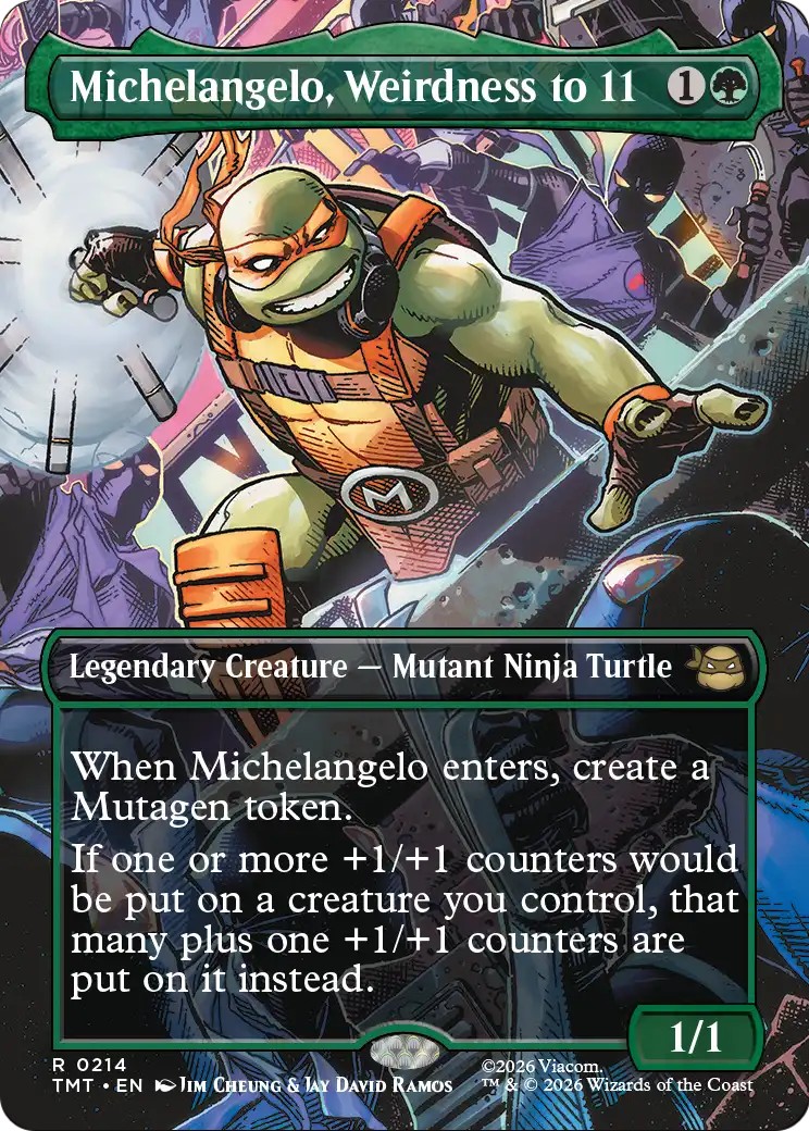 Michelangelo, Weirdness to 11 - Image 1