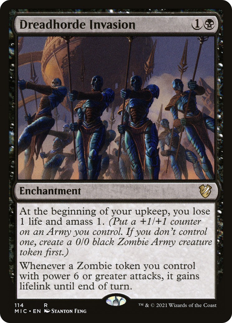2021 Magic: The Gathering Midnight Hunt 2021 Magic: The Gathering Midnight Hunt #114 trading card