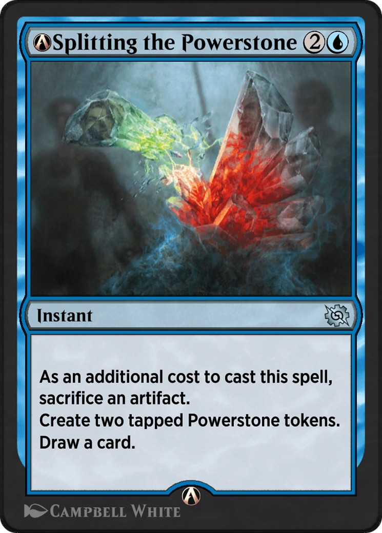 2024 Magic: The Gathering The Brothers' War A-Splitting the Powerstone #A-63 trading card