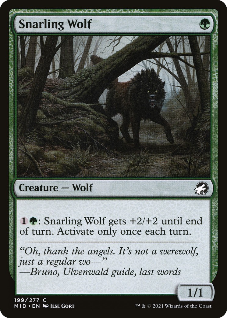 Snarling Wolf - Image 1