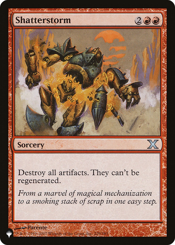 2022 Magic: The Gathering The List Shatterstorm #10E-229 trading card
