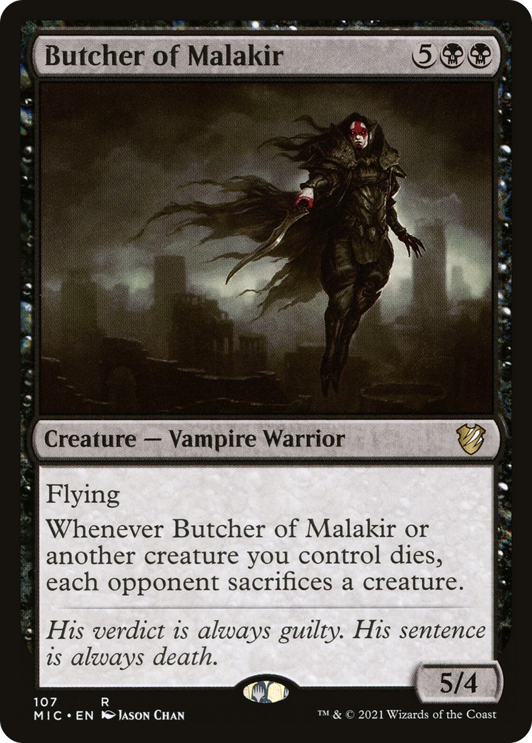 2021 Magic: The Gathering Midnight Hunt 2021 Magic: The Gathering Midnight Hunt #107 trading card