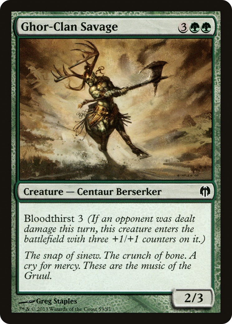 2013 Magic: The Gathering Duel Decks: Heroes vs. Monsters 2013 Magic: The Gathering Duel Decks: Heroes vs. Monsters #53 tradi