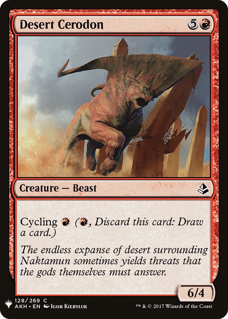 2019 Magic: The Gathering The List 2019 Magic: The Gathering The List #AKH-128 trading card