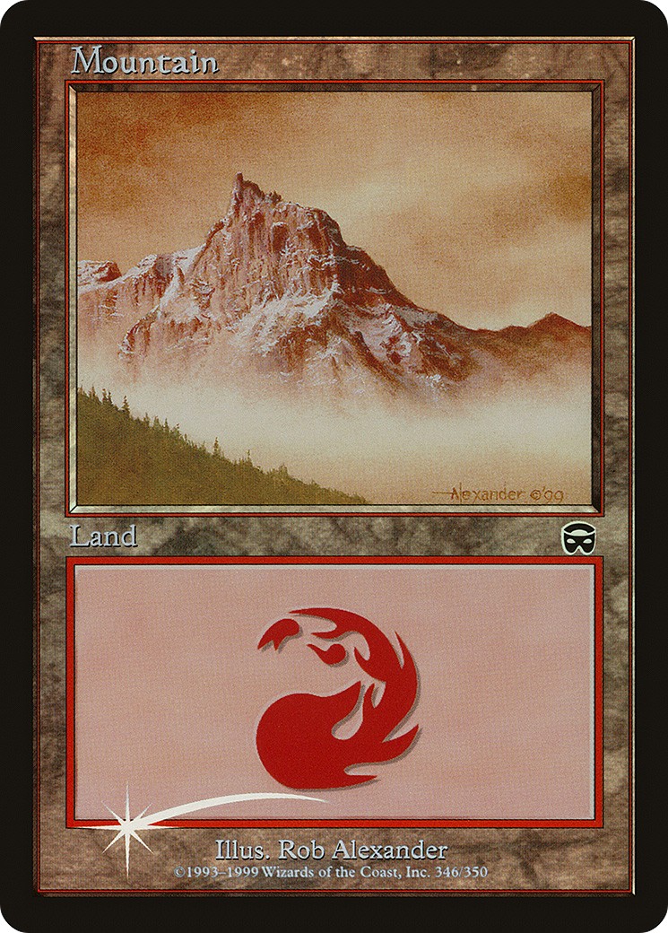 2000 Magic: The Gathering Arena League Mountain #11 trading card