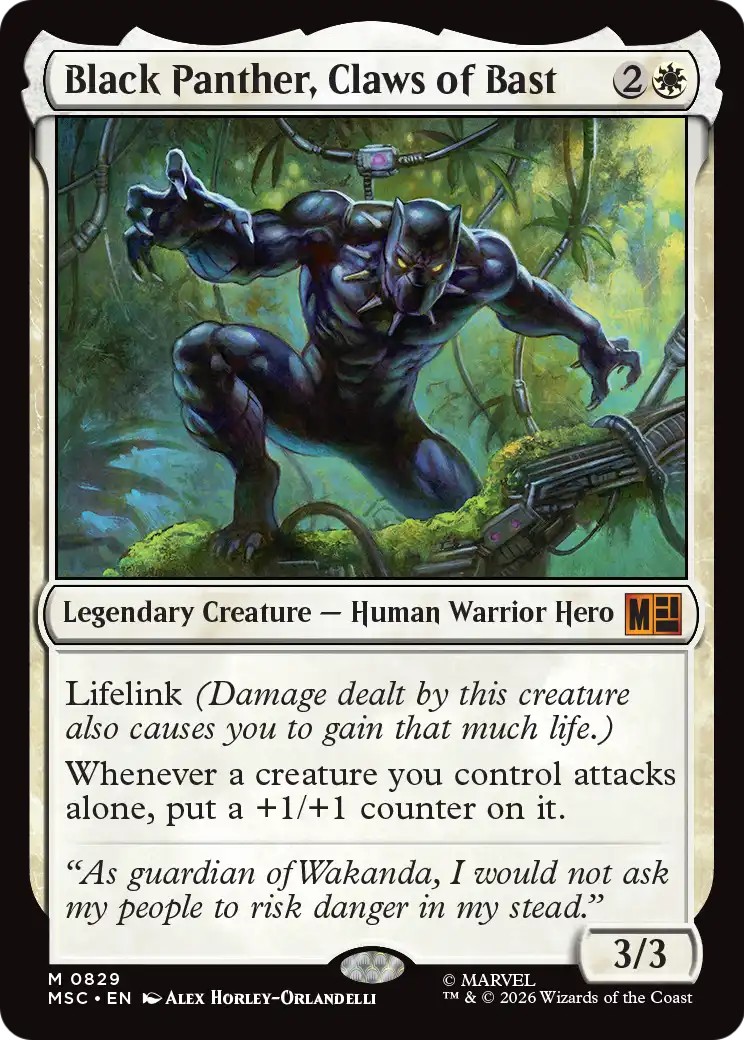 2026 Magic: The Gathering Marvel Super Heroes 2026 Magic: The Gathering Marvel Super Heroes #829 trading card