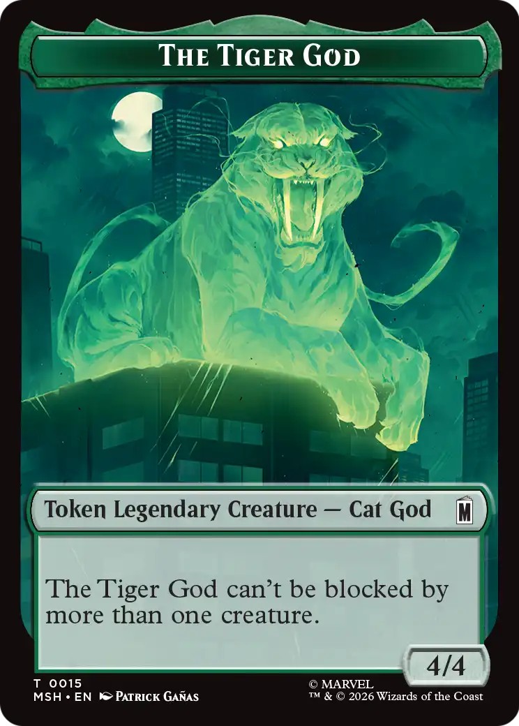 2026 Magic: The Gathering Marvel Super Heroes Tokens 2026 Magic: The Gathering Marvel Super Heroes Tokens #15 trading card