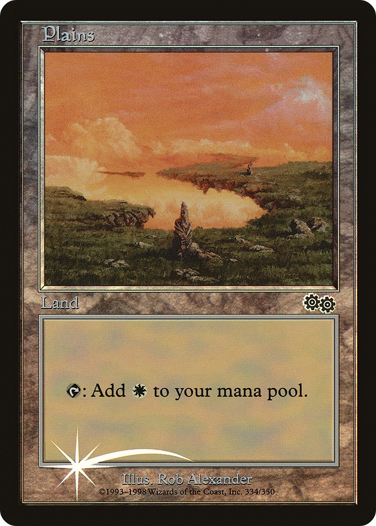 1999 Magic: The Gathering Arena League Plains #7 trading card