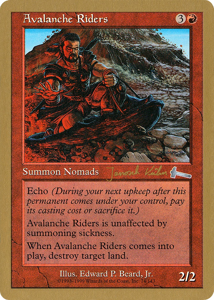 2000 Magic: The Gathering World Championship Decks 2000 Magic: The Gathering World Championship Decks #jk74 trading card
