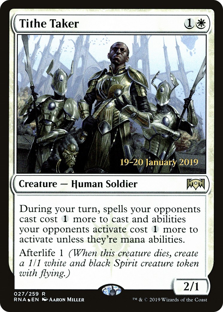 2019 Magic: The Gathering Ravnica Allegiance Promos 2019 Magic: The Gathering Ravnica Allegiance Promos #27s trading card