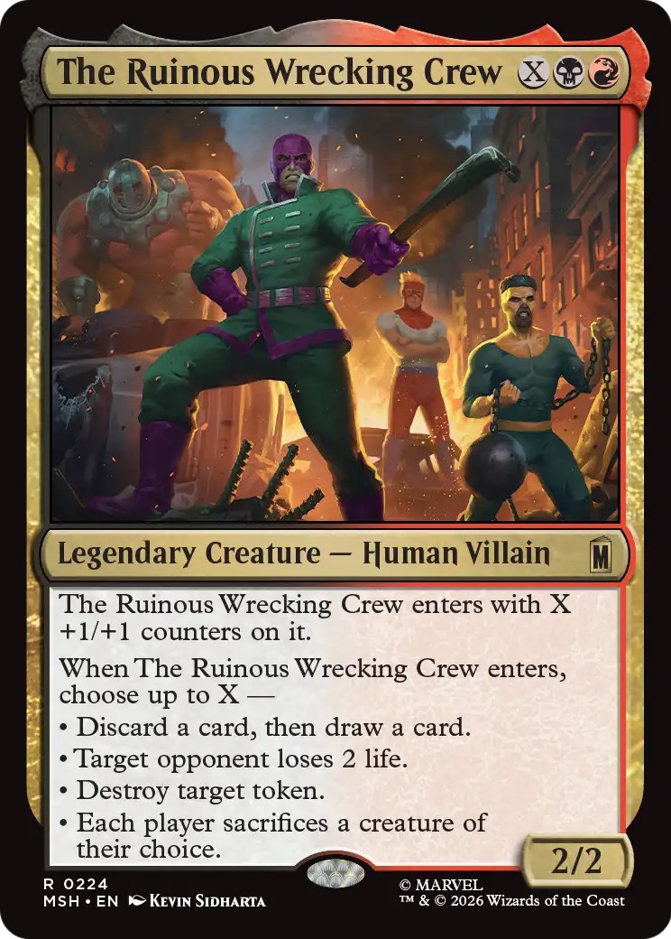 2026 Magic: The Gathering Marvel Super Heroes 2026 Magic: The Gathering Marvel Super Heroes #224 trading card