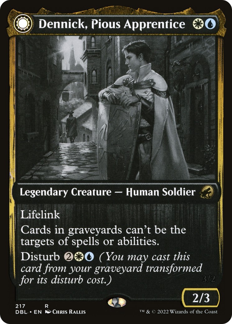 Dennick, Pious Apprentice // Dennick, Pious Apparition - Image 1