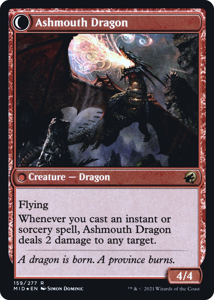 Smoldering Egg // Ashmouth Dragon thumbnail 2