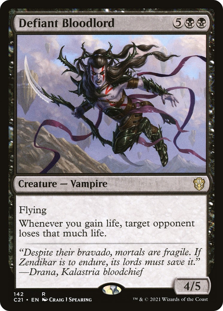 2021 Magic: The Gathering Commander 2021 Magic: The Gathering Commander #142 trading card