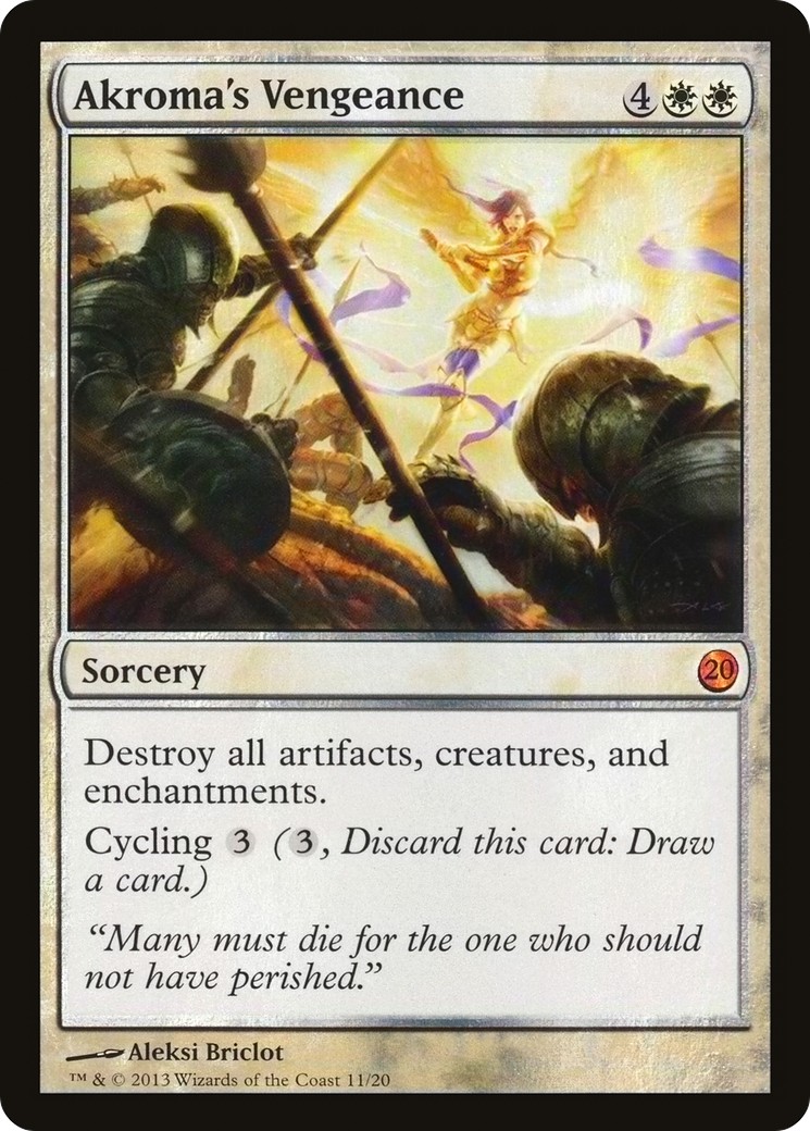 2013 Magic: The Gathering From the Vault: Twenty Akroma's Vengeance #11 trading card