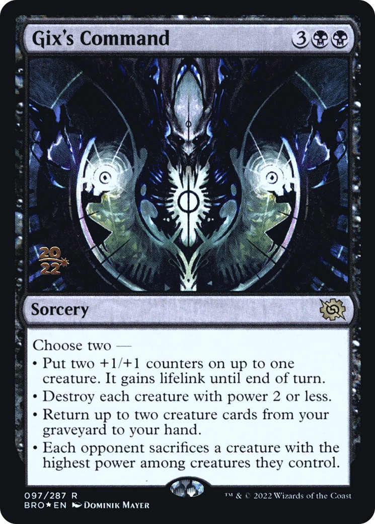 2022 Magic: The Gathering The Brothers' War Promos 2022 Magic: The Gathering The Brothers' War Promos #97s trading card
