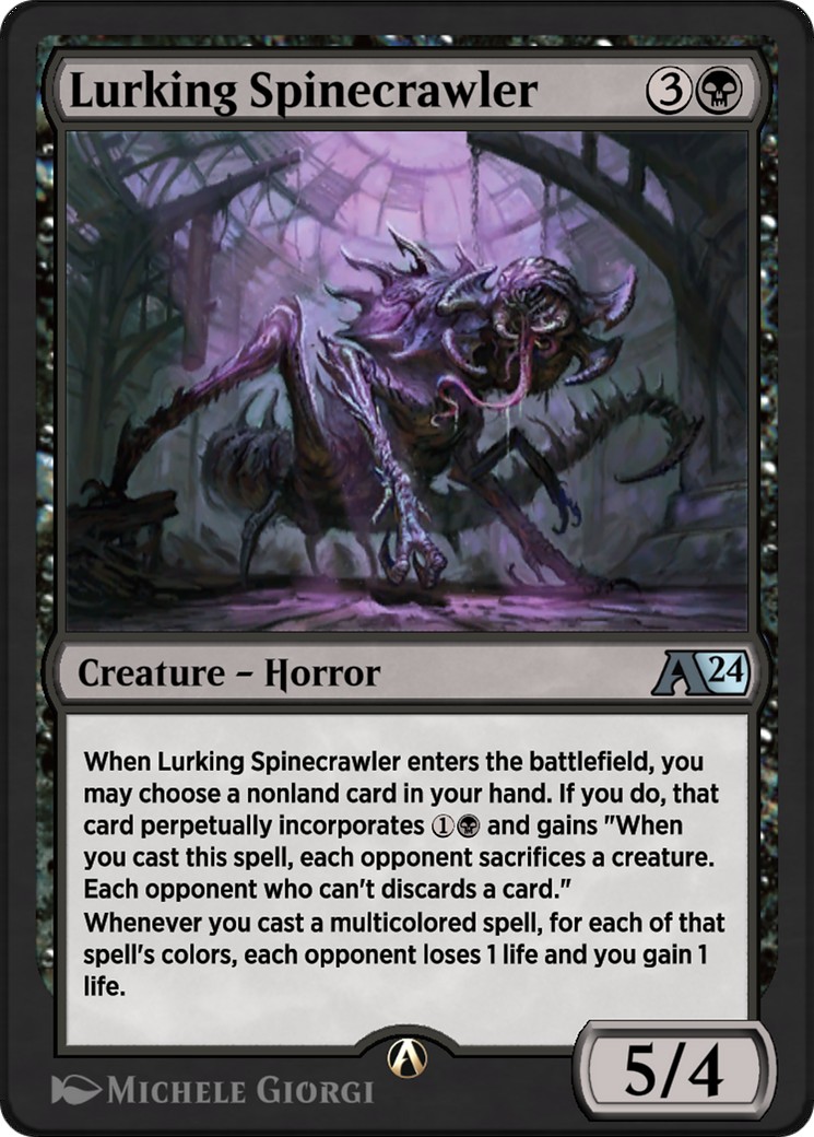 2024 Magic: The Gathering Alchemy: Murders at Karlov Manor Lurking Spinecrawler #10 trading card