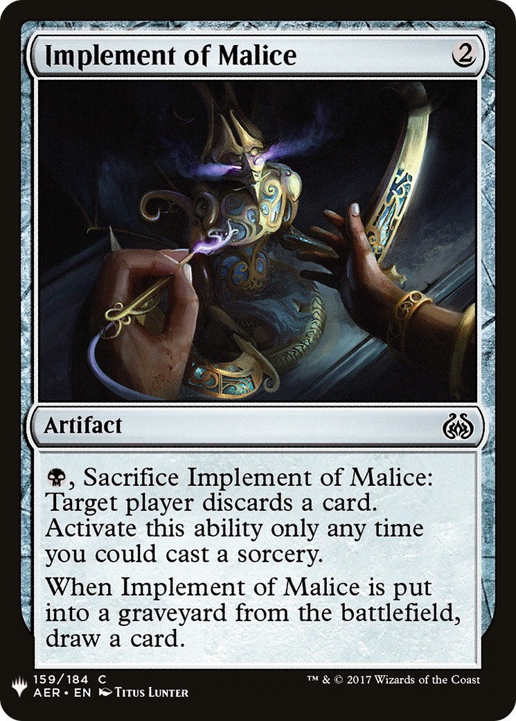 2019 Magic: The Gathering The List 2019 Magic: The Gathering The List #AER-159 trading card