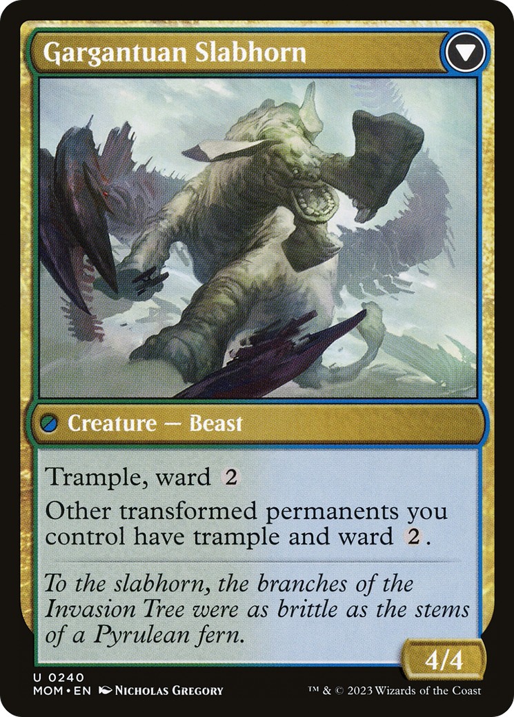 Invasion of Pyrulea // Gargantuan Slabhorn thumbnail 2