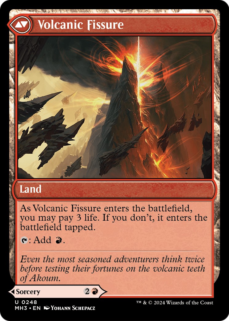 Sundering Eruption // Volcanic Fissure thumbnail 2