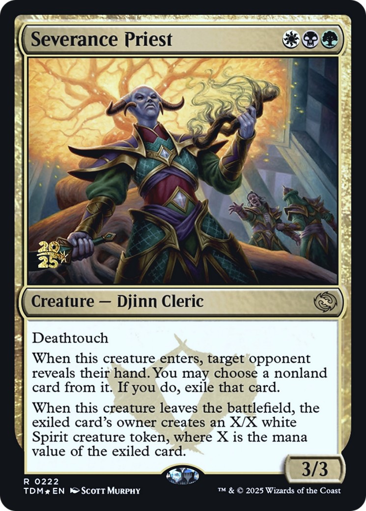 2025 Magic: The Gathering Tarkir: Dragonstorm Promos 2025 Magic: The Gathering Tarkir: Dragonstorm Promos #222s trading card