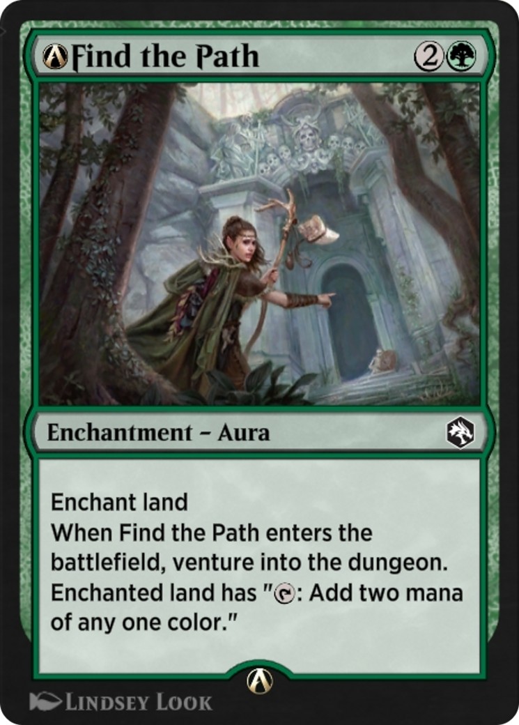 2022 Magic: The Gathering Adventures in the Forgotten Realms A-Find the Path #A-183 trading card