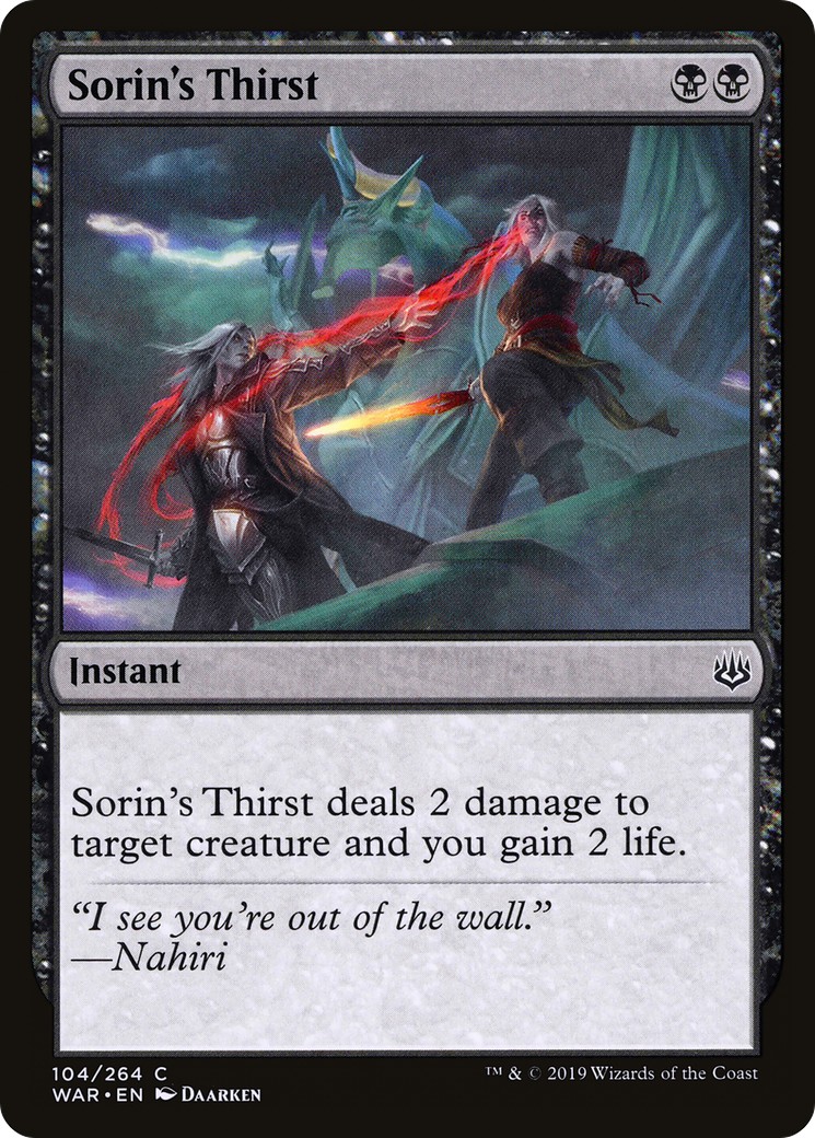 Sorin's Thirst - Image 1