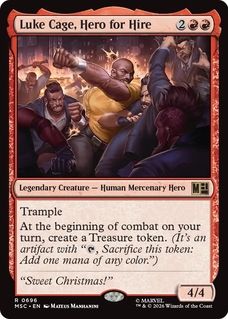 2026 Magic: The Gathering Marvel Super Heroes 2026 Magic: The Gathering Marvel Super Heroes #696 trading card