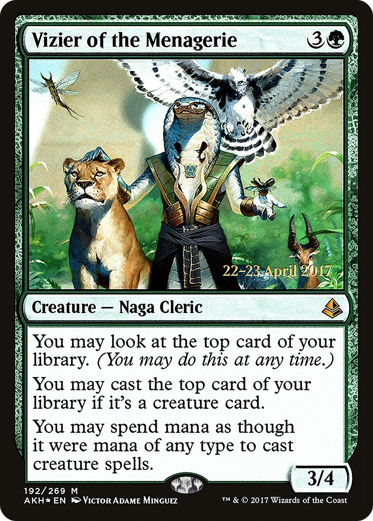 2017 Magic: The Gathering Amonkhet Promos 2017 Magic: The Gathering Amonkhet Promos #192s trading card