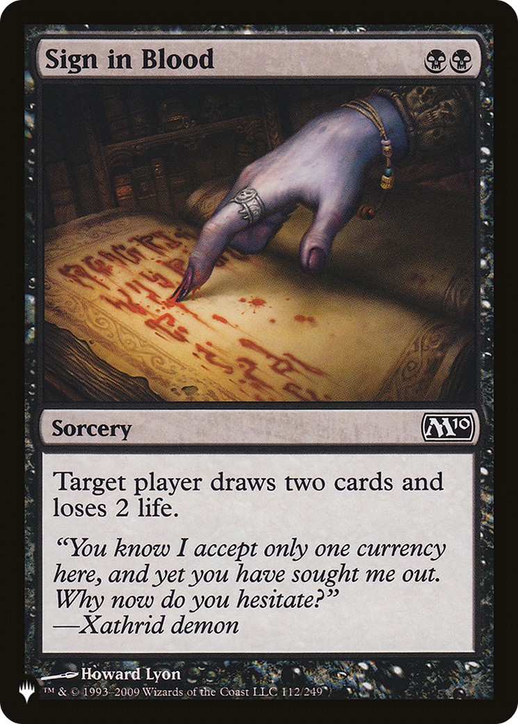 Sign in Blood - Image 1