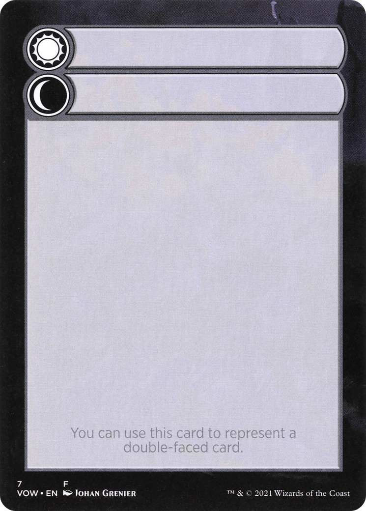 2021 Magic: The Gathering Innistrad: Crimson Vow Substitute Cards Double-Faced Substitute Card #7 trading card