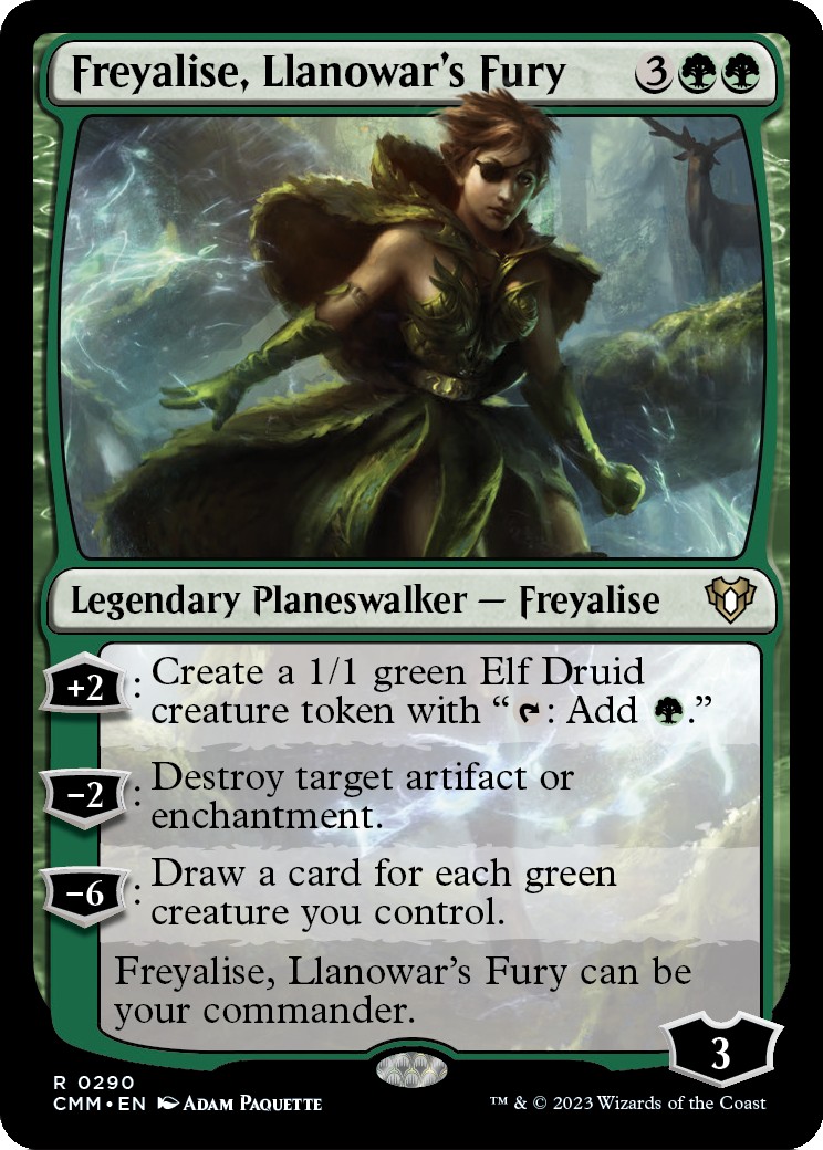 Freyalise, Llanowar's Fury - Image 1