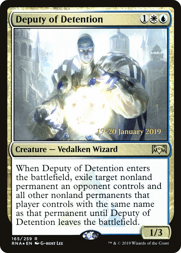 2019 Magic: The Gathering Ravnica Allegiance Promos 2019 Magic: The Gathering Ravnica Allegiance Promos #165s trading card