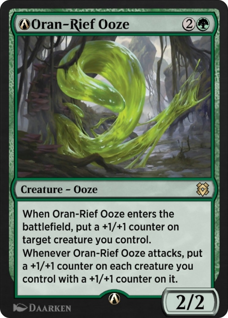 2022 Magic: The Gathering Zendikar Rising A-Oran-Rief Ooze #A-198 trading card