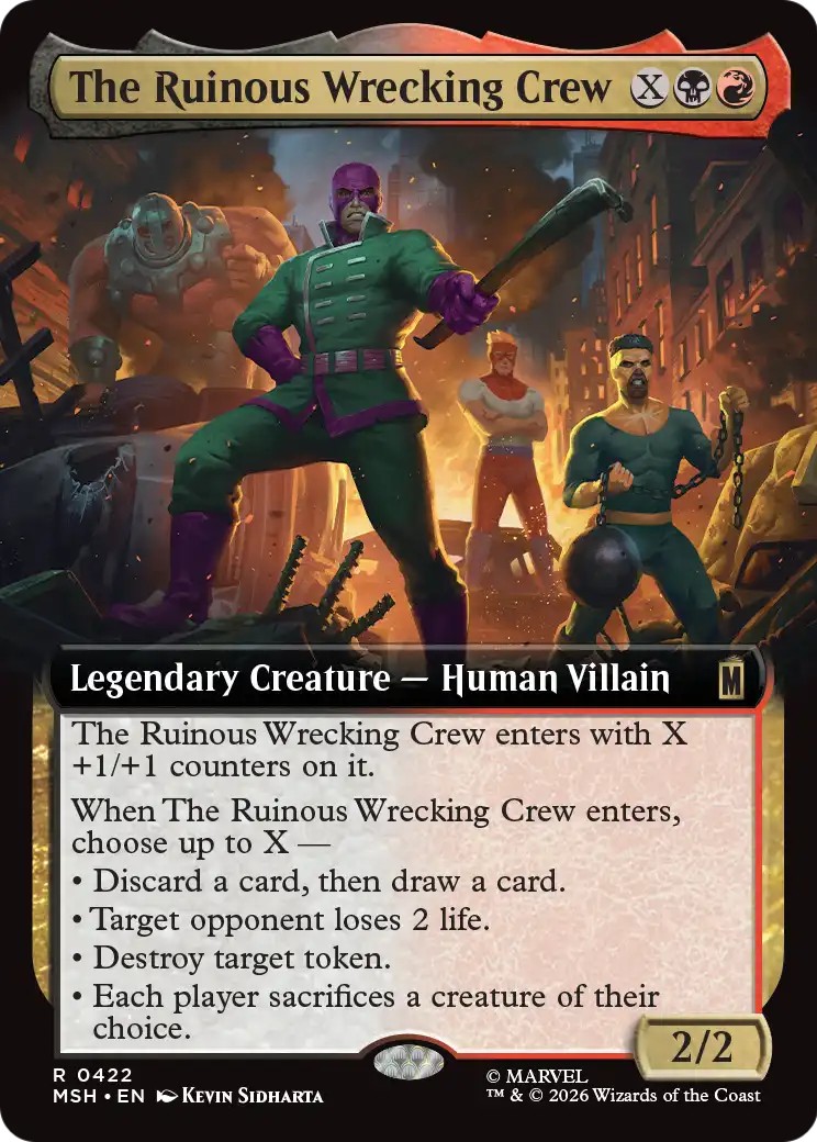 2026 Magic: The Gathering Marvel Super Heroes 2026 Magic: The Gathering Marvel Super Heroes #422 trading card