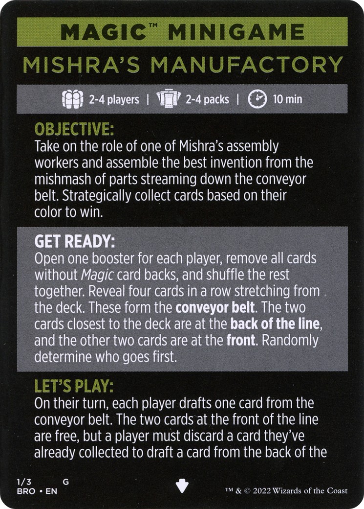 Mishra's Manufactory // Mishra's Manufactory (cont'd) - Image 1