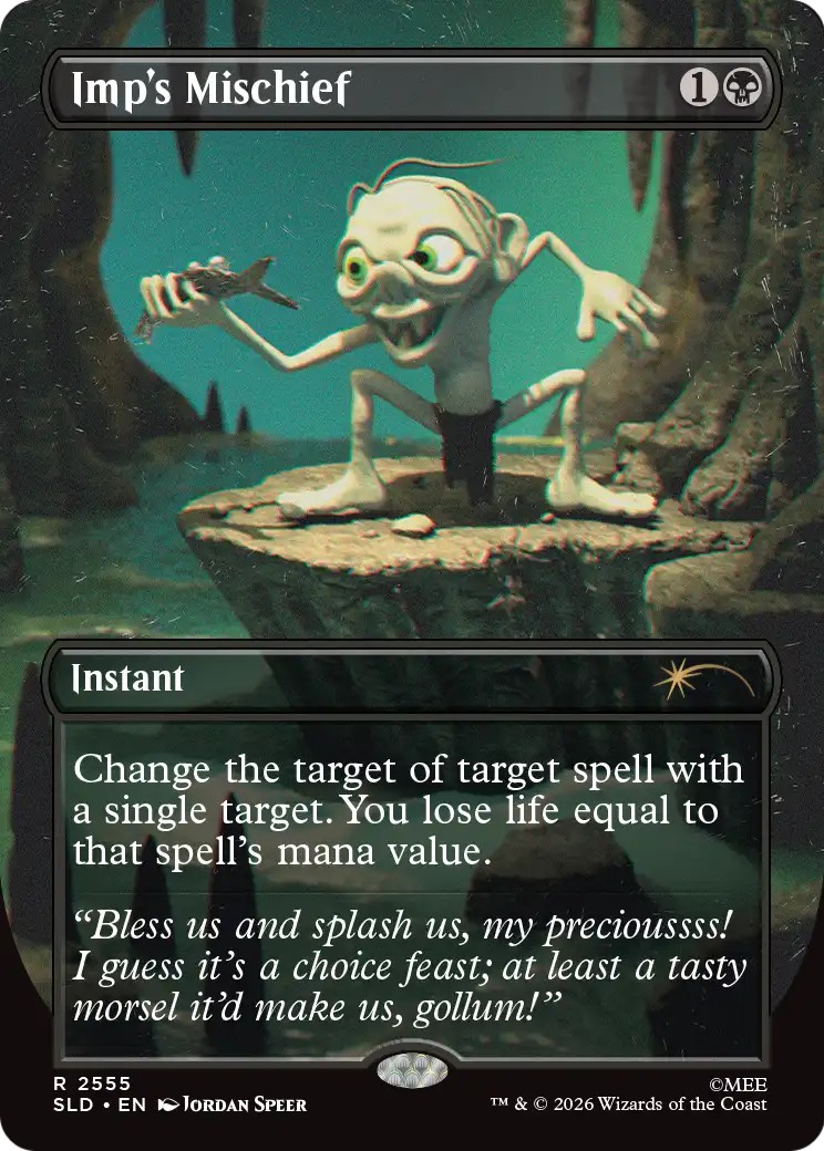 2026 Magic: The Gathering Secret Lair Drop 2026 Magic: The Gathering Secret Lair Drop #2555 trading card