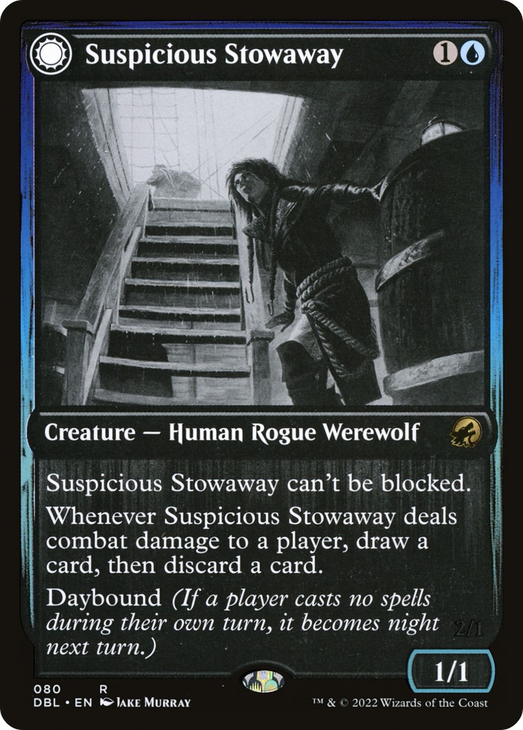 Suspicious Stowaway // Seafaring Werewolf - Image 1