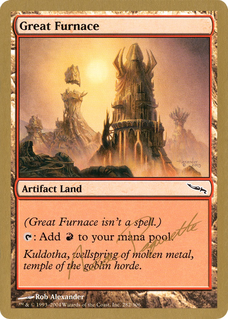 2004 Magic: The Gathering World Championship Decks 2004 Magic: The Gathering World Championship Decks #ap282 trading card