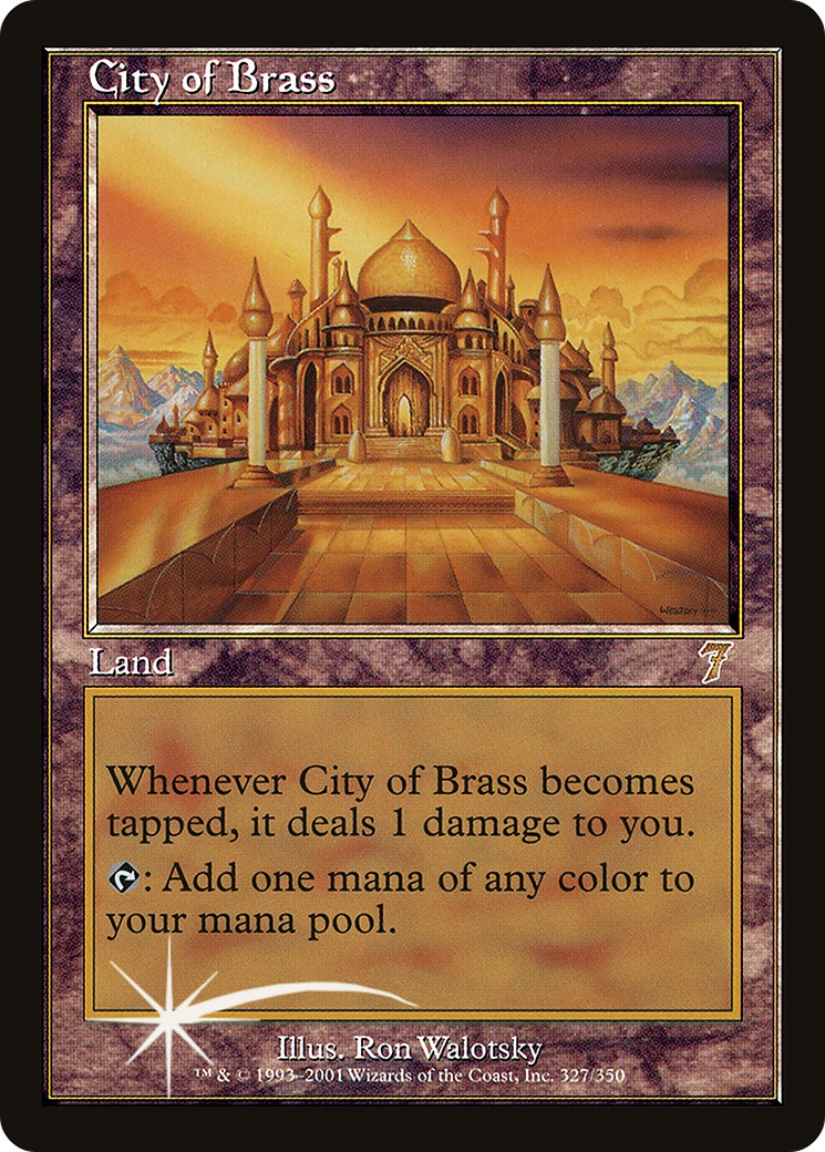 City of Brass (Rare · Foil) · 2001 · Seventh Edition