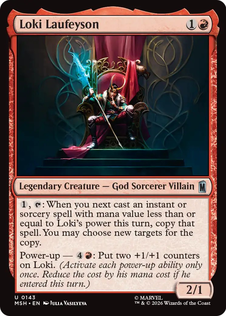 2026 Magic: The Gathering Marvel Super Heroes 2026 Magic: The Gathering Marvel Super Heroes #143 trading card