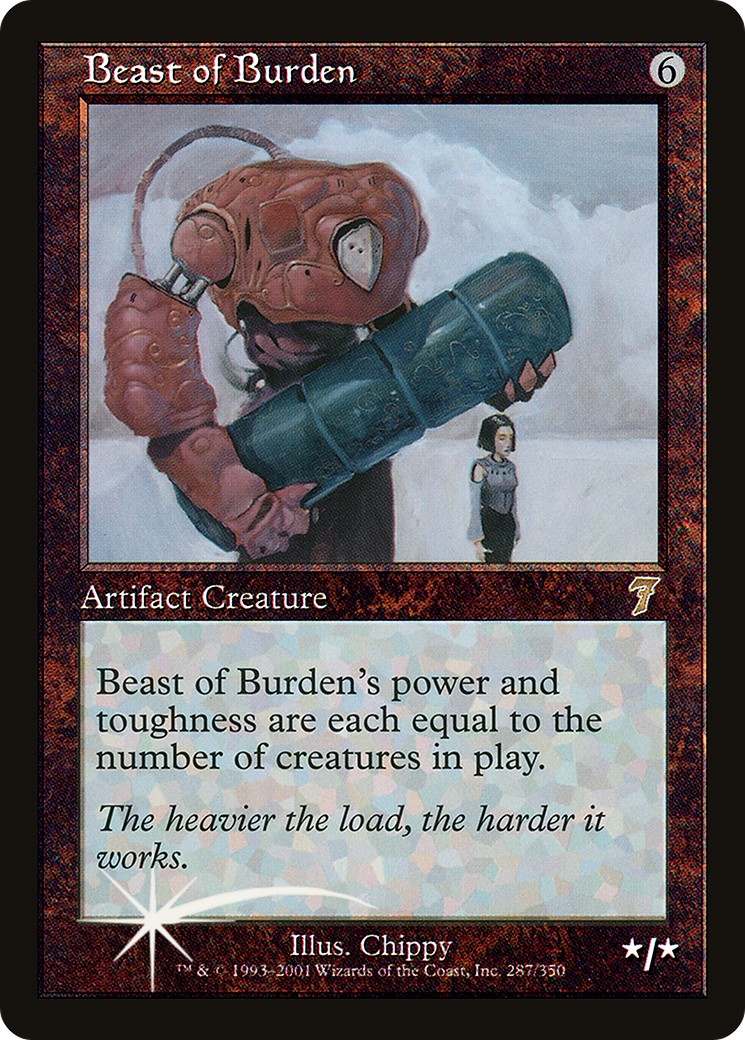 2001 Magic: The Gathering Seventh Edition 2001 Magic: The Gathering Seventh Edition #287★ trading card