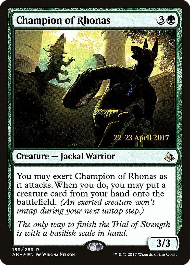 2017 Magic: The Gathering Amonkhet Promos 2017 Magic: The Gathering Amonkhet Promos #159s trading card