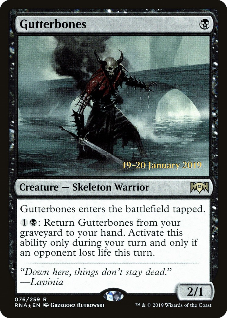 2019 Magic: The Gathering Ravnica Allegiance Promos 2019 Magic: The Gathering Ravnica Allegiance Promos #76s trading card